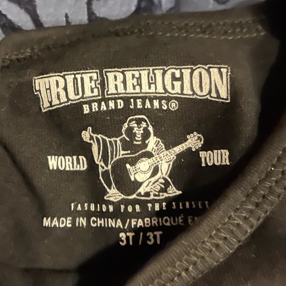 True Religion Boys Long Sleeve Logo Tee NWT - Picture 5 of 5